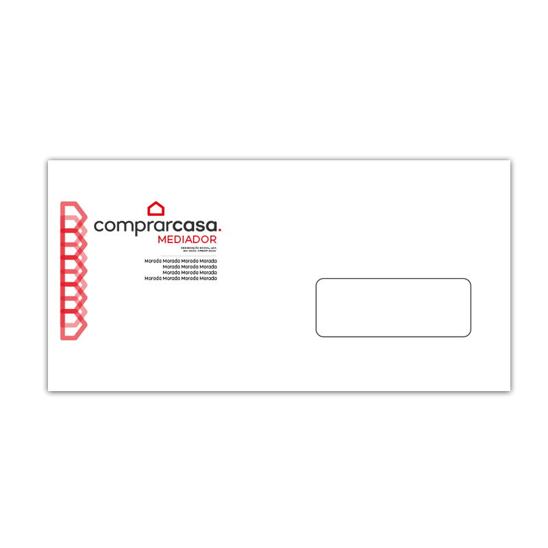 ENVELOPE DL com janela