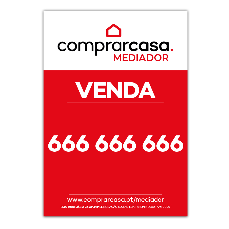 Placa Alveolar VENDE 70X100 cm (1 NÚMERO)
