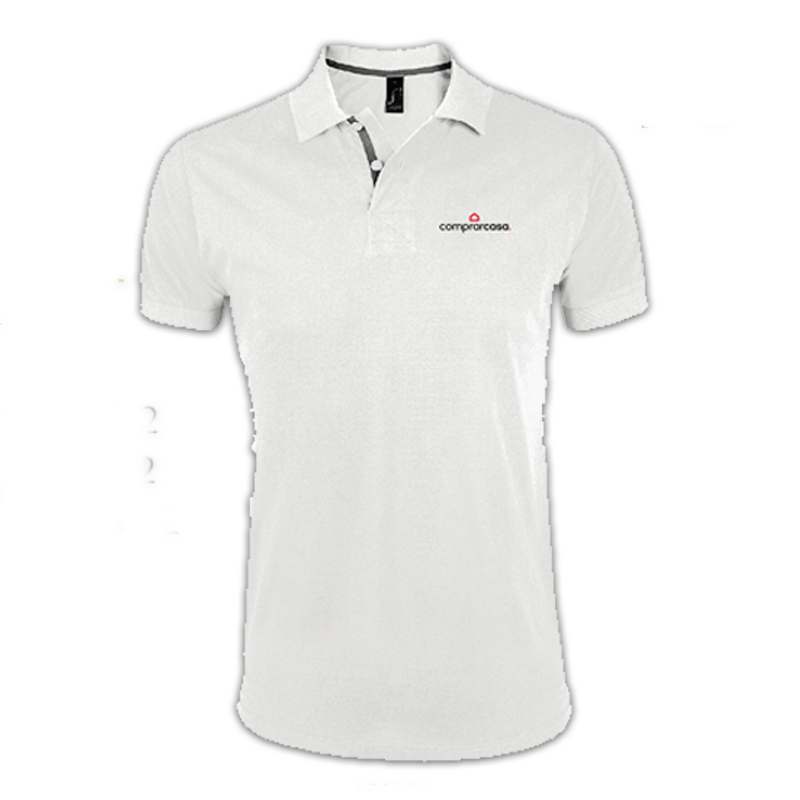 polos branco homem